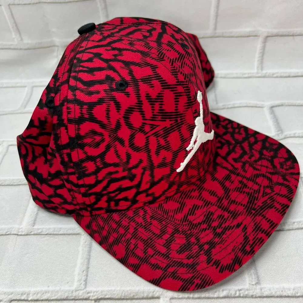 Air Jordan Cement Elephant Jumpman Hat Snapback‎ Cap Red Men